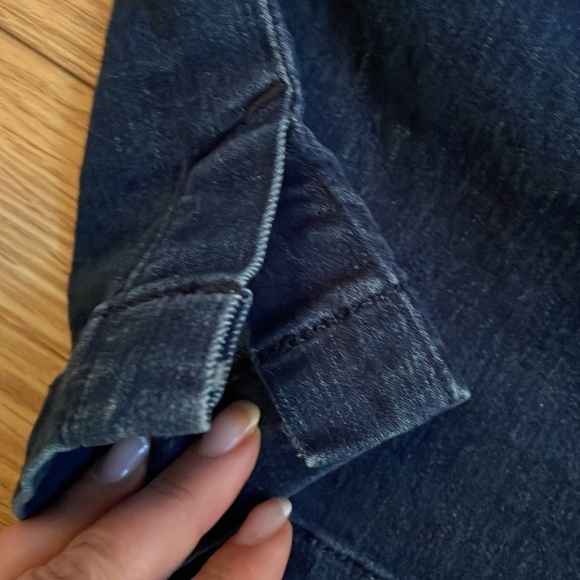 Free People Dark Blue Denim Skirt - Picture 3 of 9